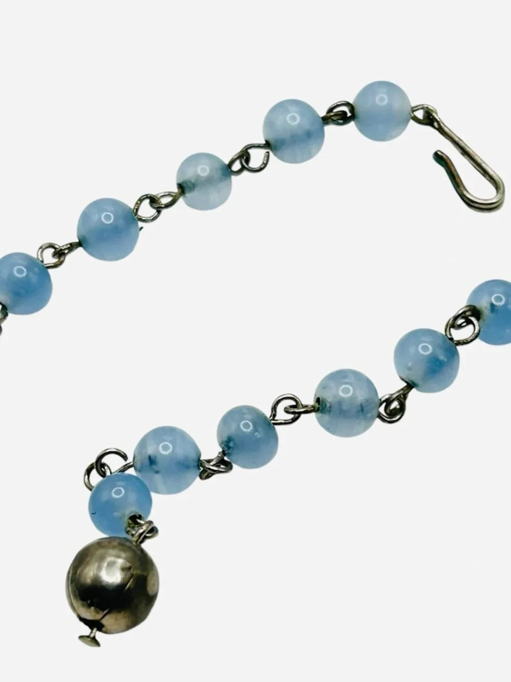 Coro Blue Fruit Salad Molded Glass Necklace Earring Demi Parure